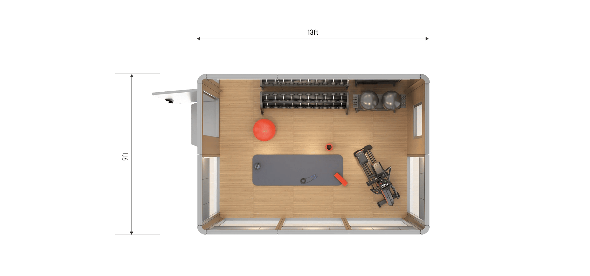 Top Dimensions – Interior