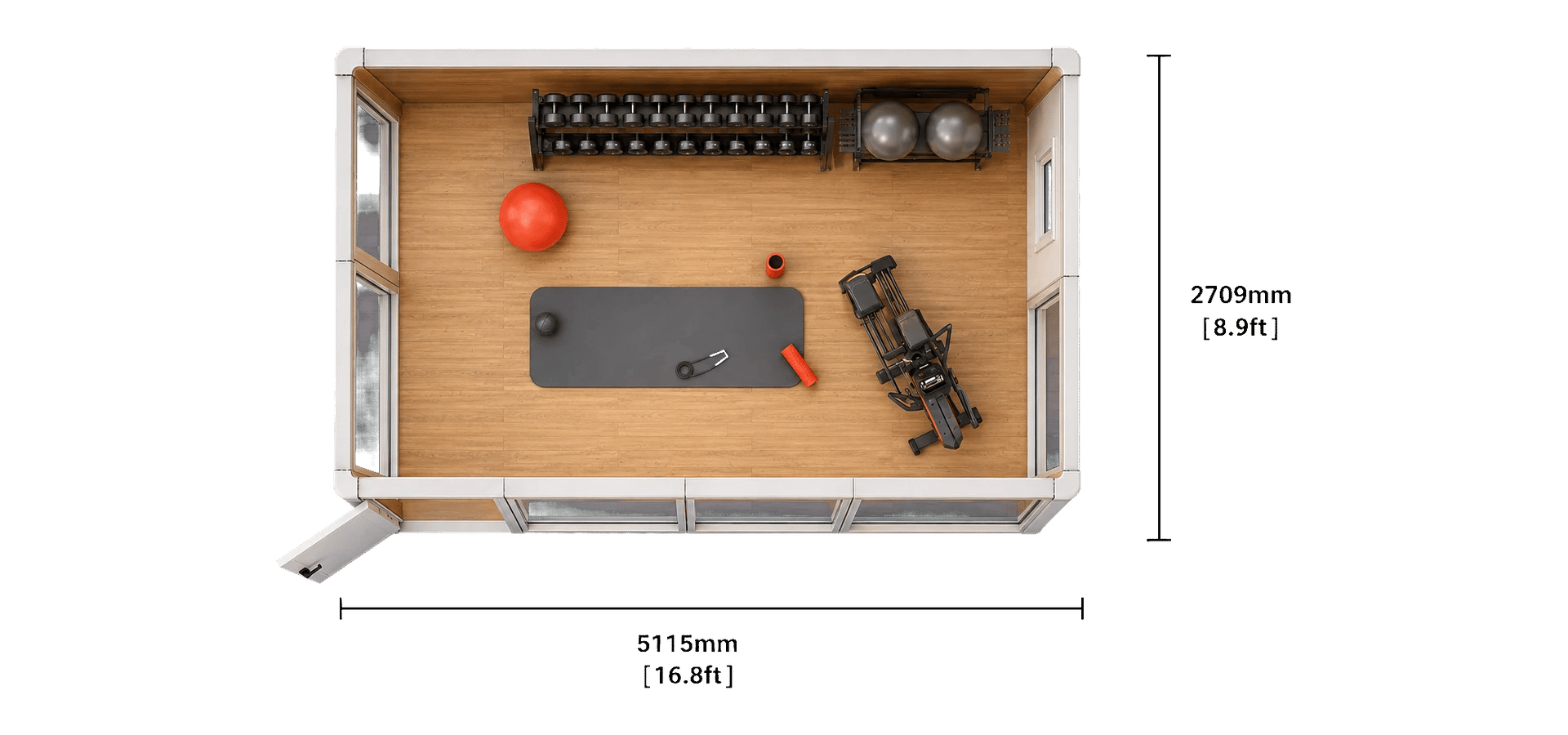 Top Dimensions – Interior